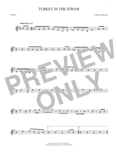 Turkey In The Straw von American Folksong (Download) 