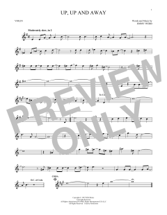 Up, Up And Away von Jimmy Webb (Download) 