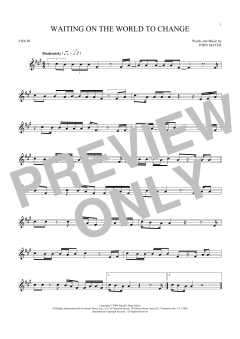 Waiting On The World To Change von John Mayer (Download) 