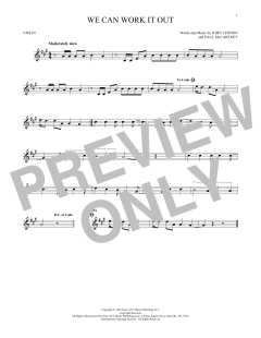 We Can Work It Out von The Beatles (Download) 
