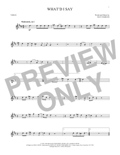 What'd I Say von Ray Charles (Download) 