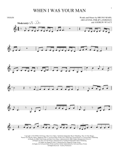 When I Was Your Man von Bruno Mars (Download) 