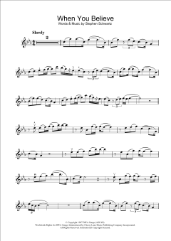 When You Believe von Stephen Schwartz (Download) 
