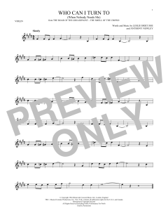 Who Can I Turn To von Anthony Newley (Download) 