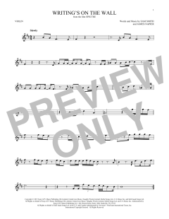 Writing's On The Wall von Sam Smith (Download) 