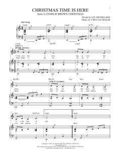 Christmas Time Is Here von Lee Mendelson (Download) 