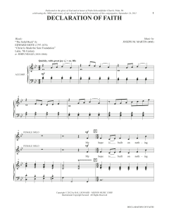 Declaration Of Faith von John Mason Neale (Download) 