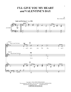 I'll Give You My Heart & Valentine's Day von Jill Gallina (Download) 