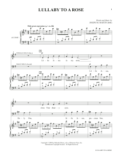 Lullaby To A Rose von Joseph M. Martin (Download) 