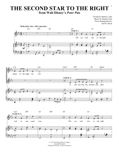 The Second Star To The Right von Sammy Cahn (Download) 