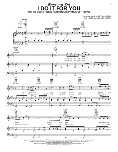 (Everything I Do) I Do It For You von Bryan Adams (Download) 