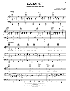 Cabaret von Fred Ebb (Download) 
