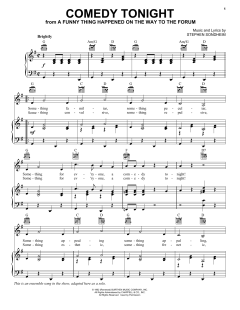 Comedy Tonight von Stephen Sondheim (Download) 