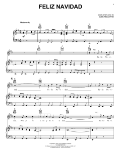 Feliz Navidad von José Feliciano (Download) 