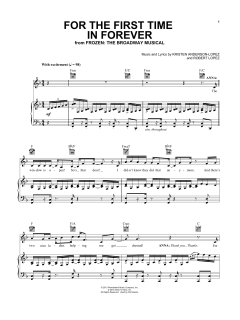 For The First Time In Forever von Robert Lopez (Download) 