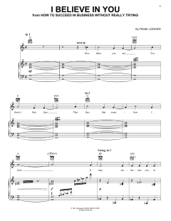 I Believe In You von Frank Loesser (Download) 
