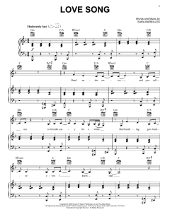 Love Song von Sara Bareilles (Download) 