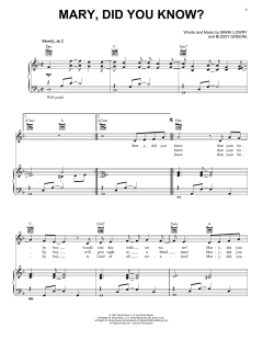 Mary, Did You Know? von Mark Lowry (Download) 