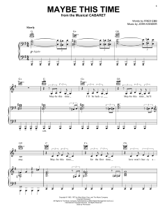 Maybe This Time von Fred Ebb (Download) 