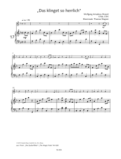 Das klinget so herrlich von Wolfgang Amadeus Mozart (Download) 