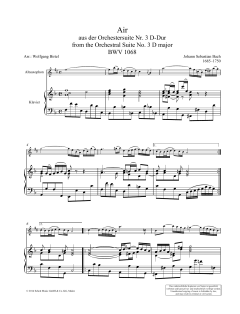 Air von Johann Sebastian Bach (Download) 