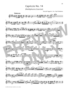 Capriccio No. 14 von Niccolò Paganini (Download) 