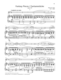 Fantasy Pieces von Niels Wilhelm Gade (Download) 