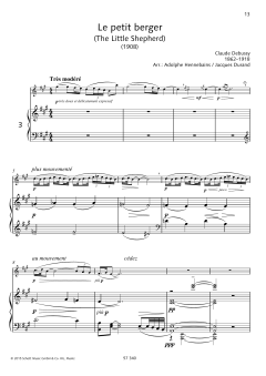 Le petit berger von Claude Debussy (Download) 