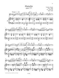 Mazurka von Frédéric Chopin (Download) 