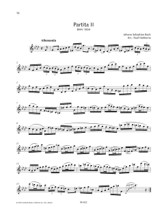 Partita II von Johann Sebastian Bach (Download) 