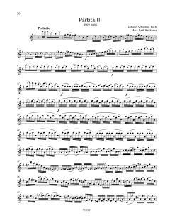 Partita III von Johann Sebastian Bach (Download) 