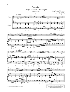 Sonata G Major von Georg Philipp Telemann (Download) 