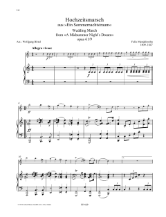 Wedding March von Felix Mendelssohn Bartholdy (Download) 