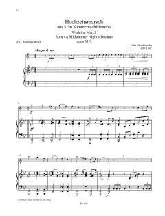 Wedding March von Felix Mendelssohn Bartholdy (Download) 