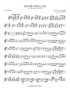 Never Too Late von Elton John (Download) 