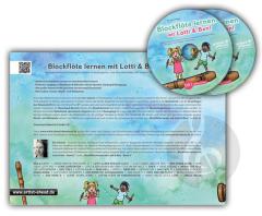 Blockflöte lernen mit Lotti & Ben + 2 Audio-CDs von Susanne Hossain 