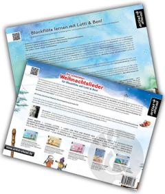 Blockflöte lernen mit Lotti & Ben + Die schönsten Weihnachtslieder für Blockflöte (im Set)