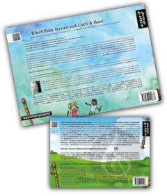 Blockflöte lernen mit Lotti & Ben + Mein Kinderliederbüchlein für Blockflöte (im Set) von Susanne Hossain 
