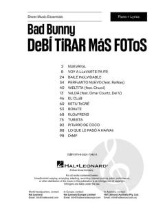 DeBí TiRAR MáS FOToS von Bad Bunny 