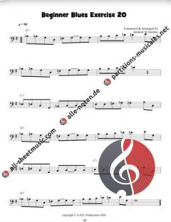 Best Beginner Blues Exercises for Trombone von Andrew D. Gordon 