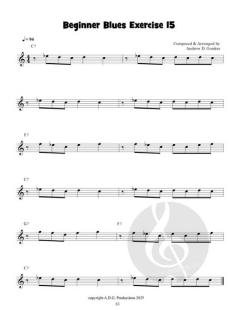 Best Beginner Blues Exercises for Violin von Andrew D. Gordon 