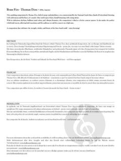 Brass Fire von Thomas Doss 