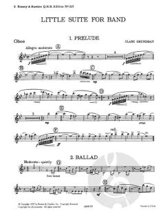 Little Suite For Band (Clare Grundman) 