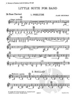 Little Suite For Band (Clare Grundman) 