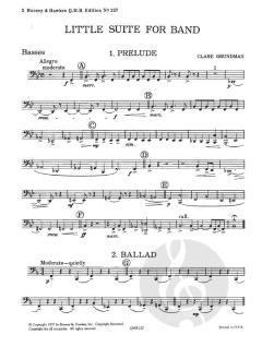 Little Suite For Band (Clare Grundman) 