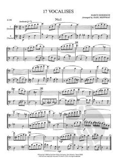 17 Vocalises von Giulio Bordogni 