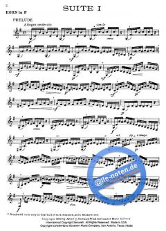Six Cello Suites By J.S. Bach für Horn bei alle-noten.de