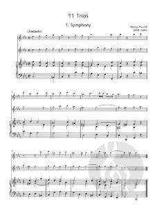 11 Trios von Henry Purcell 