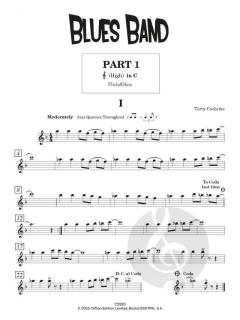 Blues Band: Easy Flexible Ensemble von Terry Cathrine (Download) 