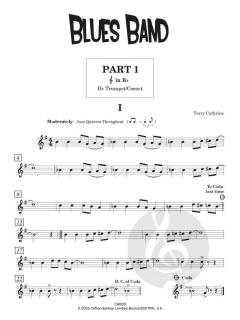 Blues Band: Easy Flexible Ensemble von Terry Cathrine (Download) 